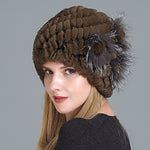 European And American Women's Fur Knitted Hats - Heritage cosmetics and beauty care