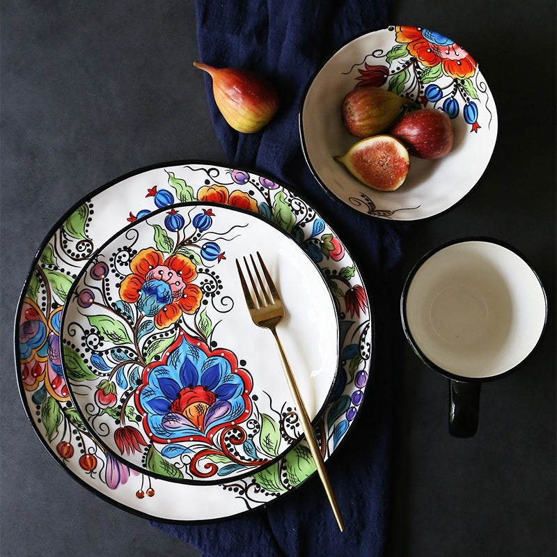 Aomak Creative Tableware Irregular Western Cuisine Plate - Heritage cosmetics and beauty care