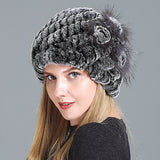 European And American Women's Fur Knitted Hats - Heritage cosmetics and beauty care