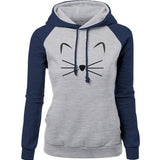 Cute Cat Woman Hoodies Sweater - Heritage cosmetics and beauty care