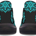 Colorful Gradient Skull High-Top Espadrilles - Heritage cosmetics and beauty care