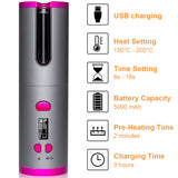 Curling Iron USB Wireless Multifunctional Charging Curler - Heritage cosmetics and beauty care