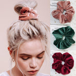 Flannel Hair Tie Hair Rope Amazon Velvet Fashion Ponytail Hair Accessories - Heritage cosmetics and beauty care