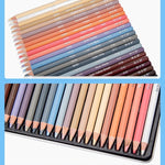 24-color Painting Skin Color Pen Hand-painted Portrait Color Pencil Oily Art Supplies - Heritage cosmetics and beauty care