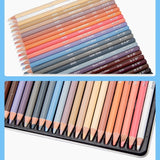 24-color Painting Skin Color Pen Hand-painted Portrait Color Pencil Oily Art Supplies - Heritage cosmetics and beauty care