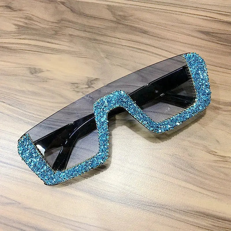 Rhinestone Square Sunglasses Heritage cosmetics and beauty care