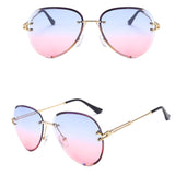 foreign trade rimless Sunglasses - Heritage cosmetics and beauty care