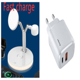 Compatible with Apple, 3 In 1 Magnetic Wireless Charger 15W Fast Charging Station For Magsafe Chargers Heritage cosmetics and beauty care