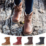 Women Snow Boots Woman Winter Fur Plush Lace Up Boots - Heritage cosmetics and beauty care