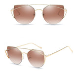 Female Vintage Gold Sunglasses - Heritage cosmetics and beauty care