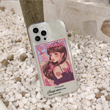 Fashion Personality Ladies Smoking Girl Phone Case Heritage cosmetics and beauty care