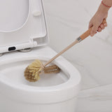 Wooden Household Handle Toilet Brush Cleaning Tools Bathroom Cleaning Brush Kitchen Floor Cleaner Brushes - Heritage cosmetics and beauty care