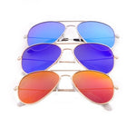 A new generation of color film UV reflective metal Sunglasses Polarized Sunglasses ladies fashion sunglasses - Heritage cosmetics and beauty care