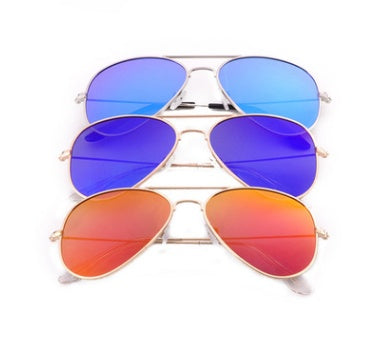 A new generation of color film UV reflective metal Sunglasses Polarized Sunglasses ladies fashion sunglasses - Heritage cosmetics and beauty care