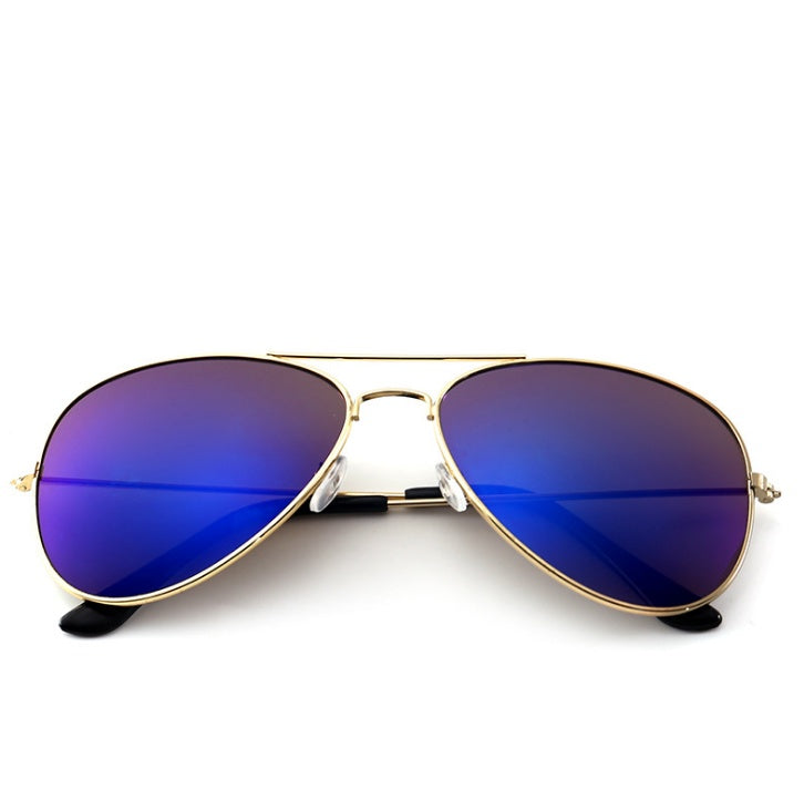 A new generation of color film UV reflective metal Sunglasses Polarized Sunglasses ladies fashion sunglasses - Heritage cosmetics and beauty care