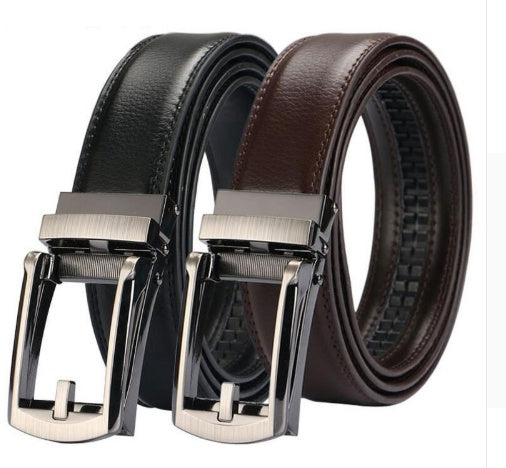 TV Belt Men's Comfort Click Fake Pin Buckle Men's Leather Belt - Heritage cosmetics and beauty care