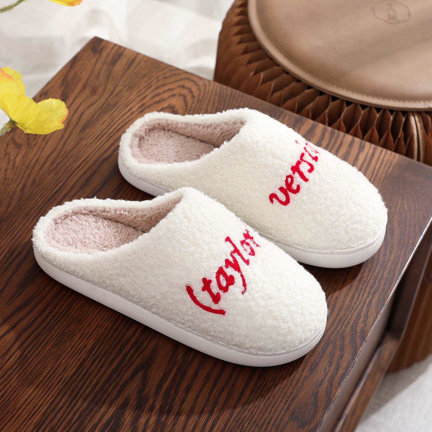 Cotton Slippers Spring Cotton Thick Plush Home Slippers Heritage cosmetics and beauty care