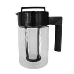 900ML Cold Brew Iced Coffee Maker Airtight Seal Silicone Handle Coffee Kettle Non-slip Household Silicone Handle Coffee Kettle Heritage cosmetics and beauty care