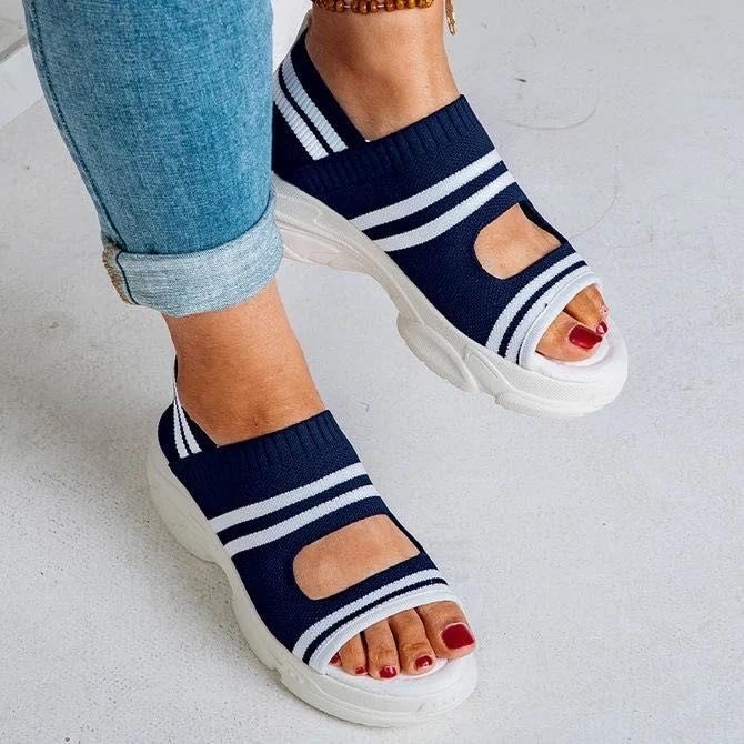 Women's knitted sandals - Heritage cosmetics and beauty care