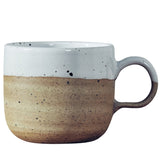 Nordic style stoneware coffee cup