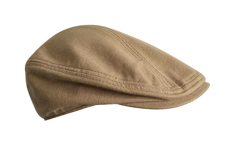 Single Layer & Thin Peaked Hat Vintage Linen Beret Springsummer Breathable Peaked Hat Men's And Women's Hats - Heritage cosmetics and beauty care