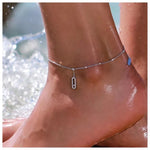 Simple And Versatile Anklets With Micro Zirconia - Heritage cosmetics and beauty care