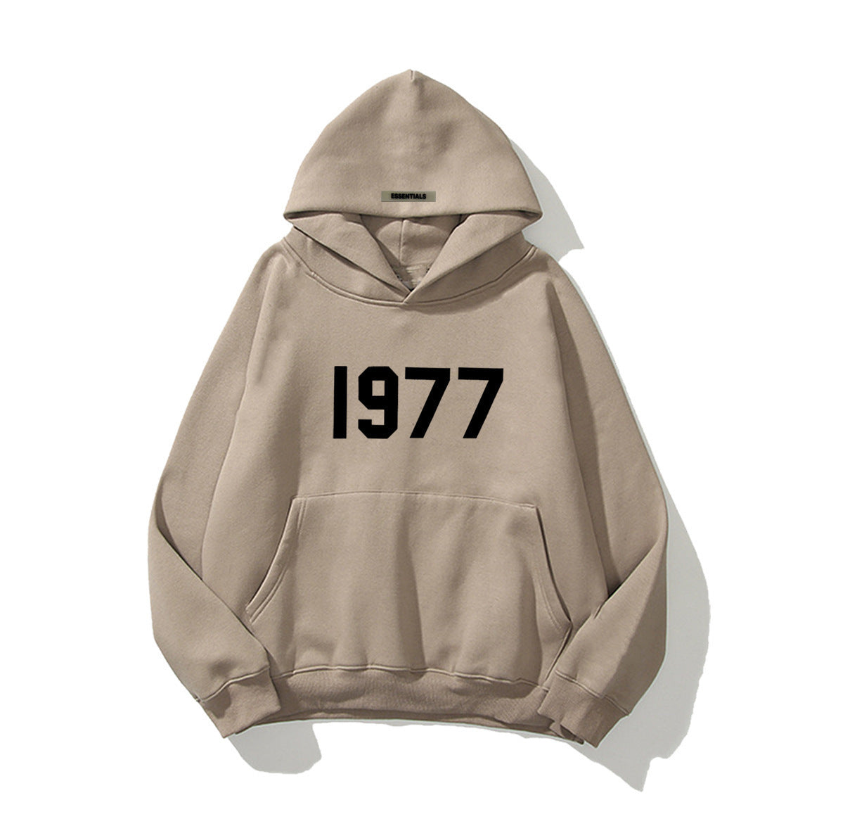 Fashion Brand Sweater High Street Loose Fleece-lined 1977 Words Sweater Men's And Women's Hoodies Heritage cosmetics and beauty care