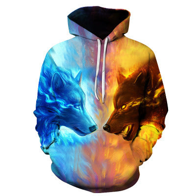 Wolf Printed Hoodies Men 3D Sweatshirt - Heritage cosmetics and beauty care