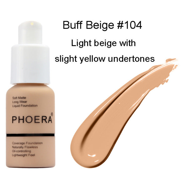 Explosive Press Type Oil Control Natural Color Matte Concealer Foundation Cream - Heritage cosmetics and beauty care