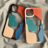 Color Block Contrast Color Geometry Suitable For 13 Mobile Phone Cases Heritage cosmetics and beauty care