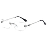 Polygon Cut Rimless Sunglasses - Heritage cosmetics and beauty care