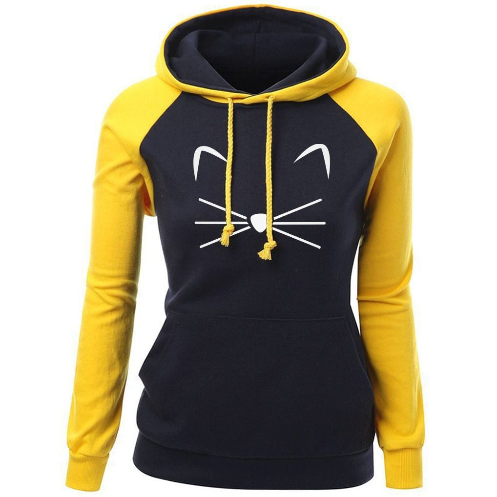 Cute Cat Woman Hoodies Sweater - Heritage cosmetics and beauty care