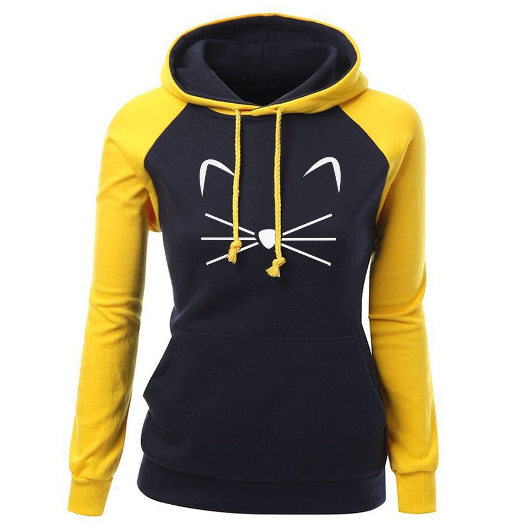 Cute Cat Woman Hoodies Sweater - Heritage cosmetics and beauty care