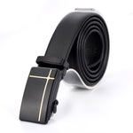 Belt Men's Automatic Buckle Belt Mirror Acrylic Iron Button Men's Business Casual Belt - Heritage cosmetics and beauty care