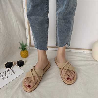 Female beach slippers - Heritage cosmetics and beauty care