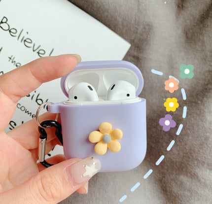 Small daisies earphone set Heritage cosmetics and beauty care