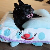 Clown Pet Sleeps In A Cozy Pet Bed - Heritage cosmetics and beauty care