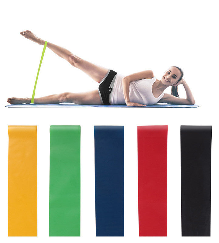 5 Level Resistance Rubber Bands Yoga Training Elastic Bands - Heritage cosmetics and beauty care