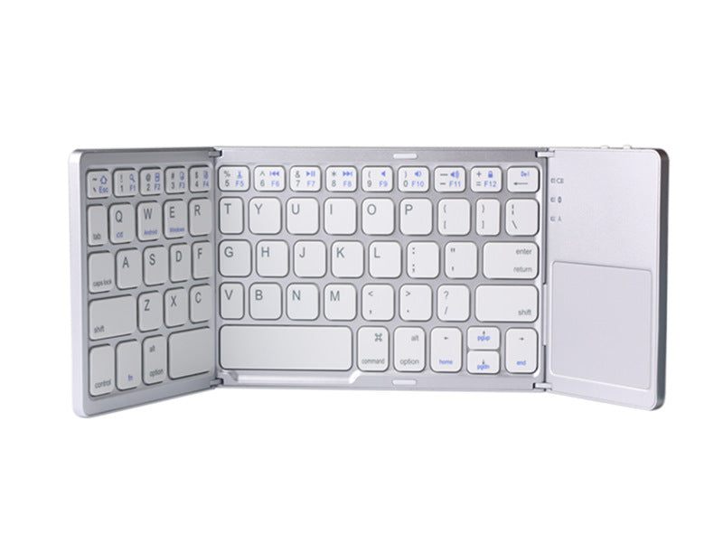 Ultra-thin Tri-fold Folding Touch Keyboard - Heritage cosmetics and beauty care