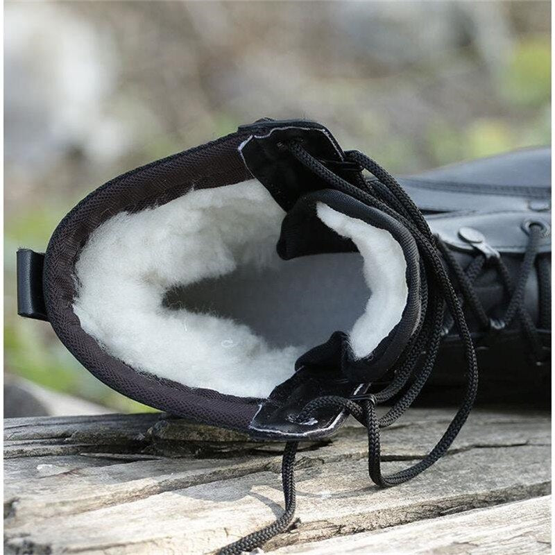 Combat wool boots outdoor tooling boots - Heritage cosmetics and beauty care