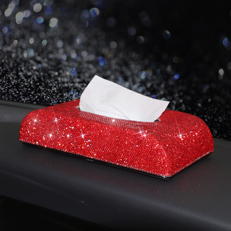 Tissue Box For Car Diamond Car Napkin Paper Box - Heritage cosmetics and beauty care