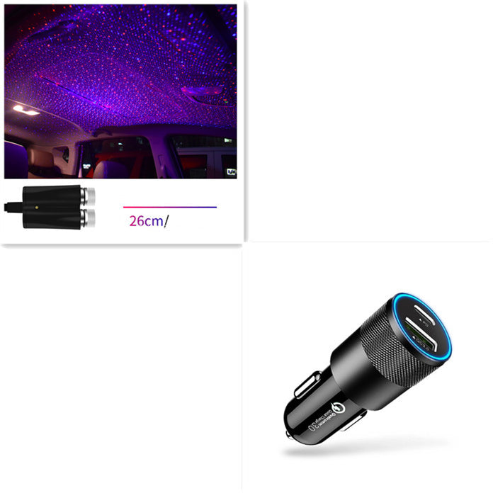 Star Light Projector Party Lights USB LED Light Interior Lighting LED Interior Car Lights Starry Sky Galaxy Night Lights - Heritage cosmetics and beauty care