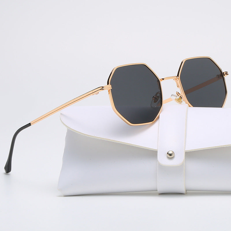 Metal Polygonal Sunglasses - Heritage cosmetics and beauty care