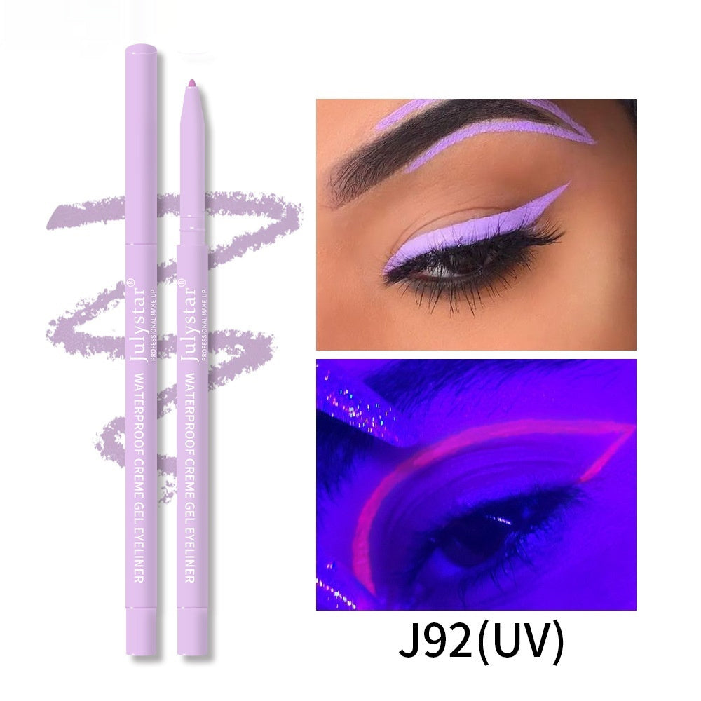 Color UV Fluorescent Eyeliner Waterproof And Oil-proof Not Smudge - Heritage cosmetics and beauty care