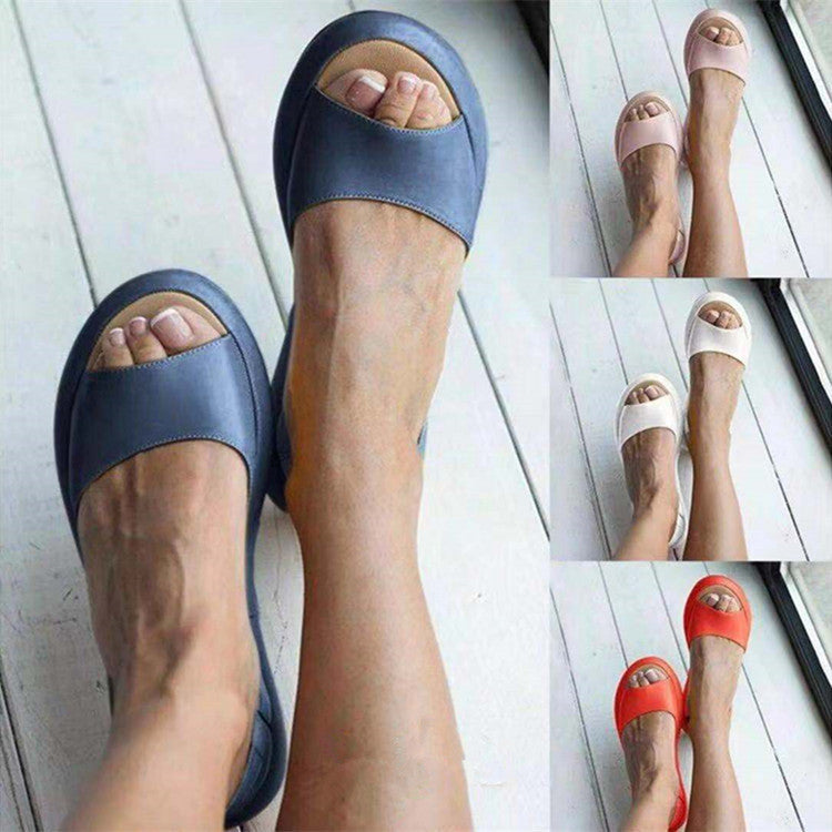 Women's flat sandals - Heritage cosmetics and beauty care