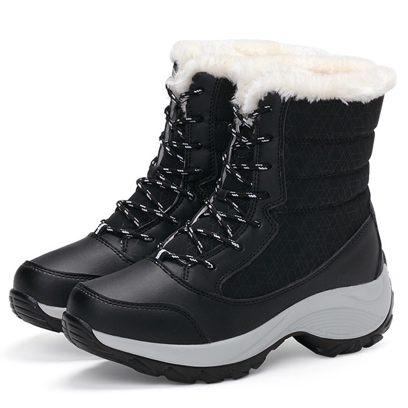 Snow Boots Plush Warm Ankle Boots For Women Winter Shoes - Heritage cosmetics and beauty care