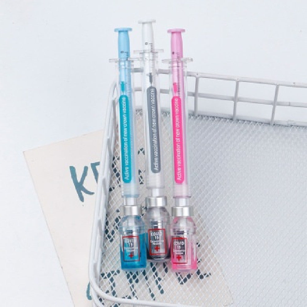 Vaccine Pen Novel Creative Design Sense Gel Pen Good-looking Student Brush - Heritage cosmetics and beauty care