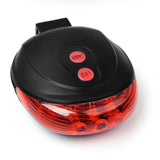 Bicycle Tail Light (5LED+2Laser) - Heritage cosmetics and beauty care