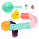 Kids Bath Toys Wall Suction Cup Marble Race Run Track Bathroom Bathtub Baby Play Water Games Toy Kit for Children - Heritage cosmetics and beauty care