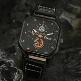 Double-layer Square Shell Casual Men's Watch Suit - Heritage cosmetics and beauty care